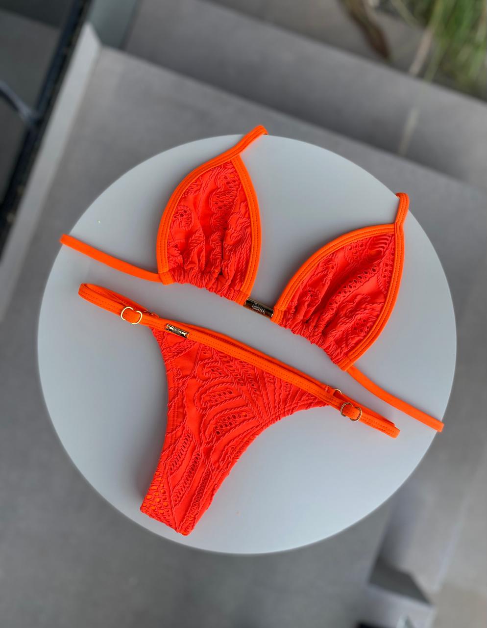 Lace Orange Set