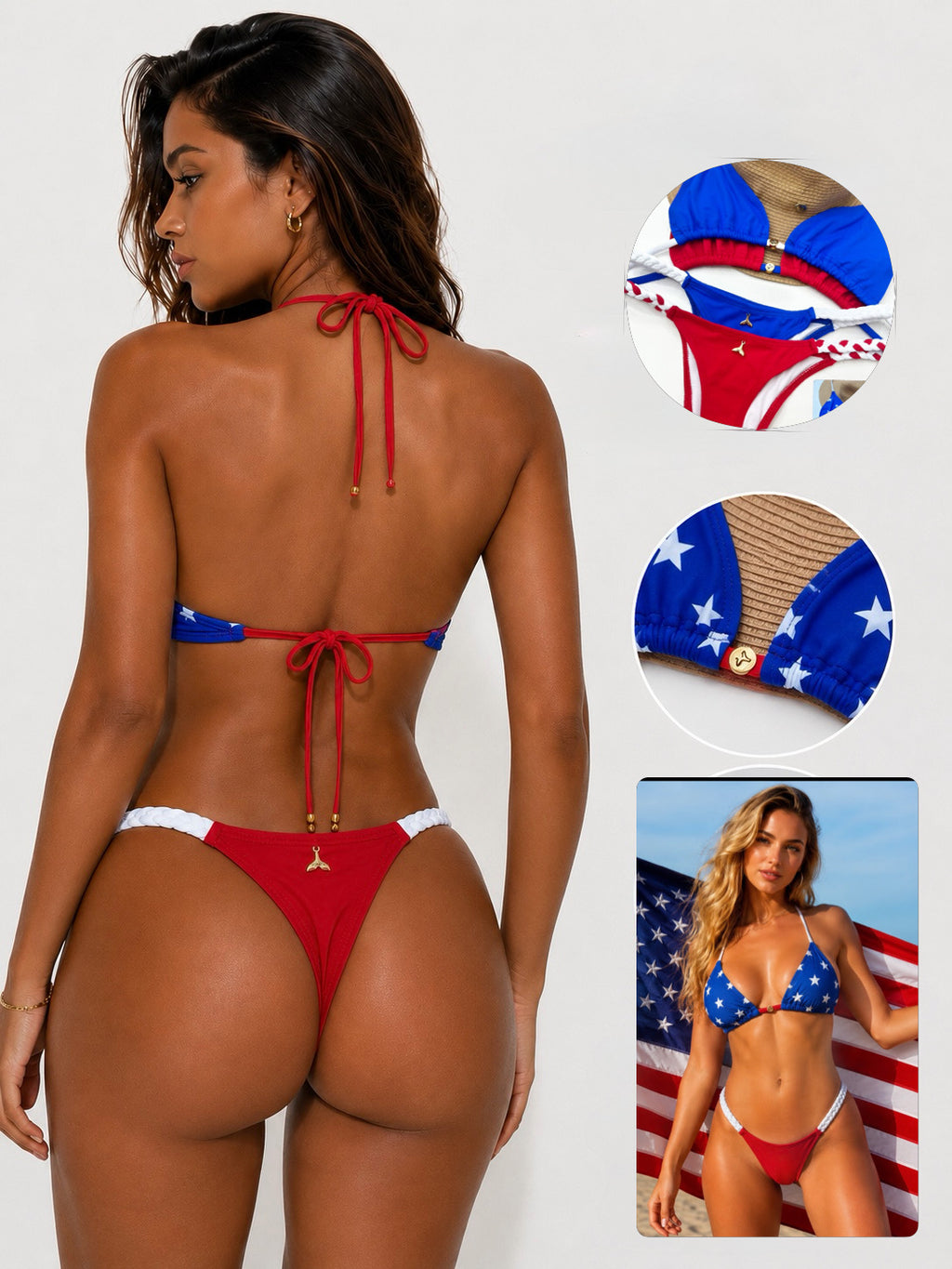 American Colors Braided Brazilian Set