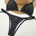 Black Polka Dot Set