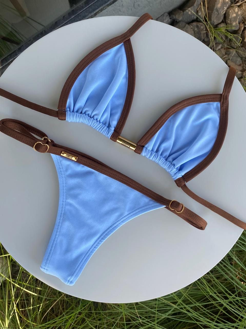 Blue and Brown Set