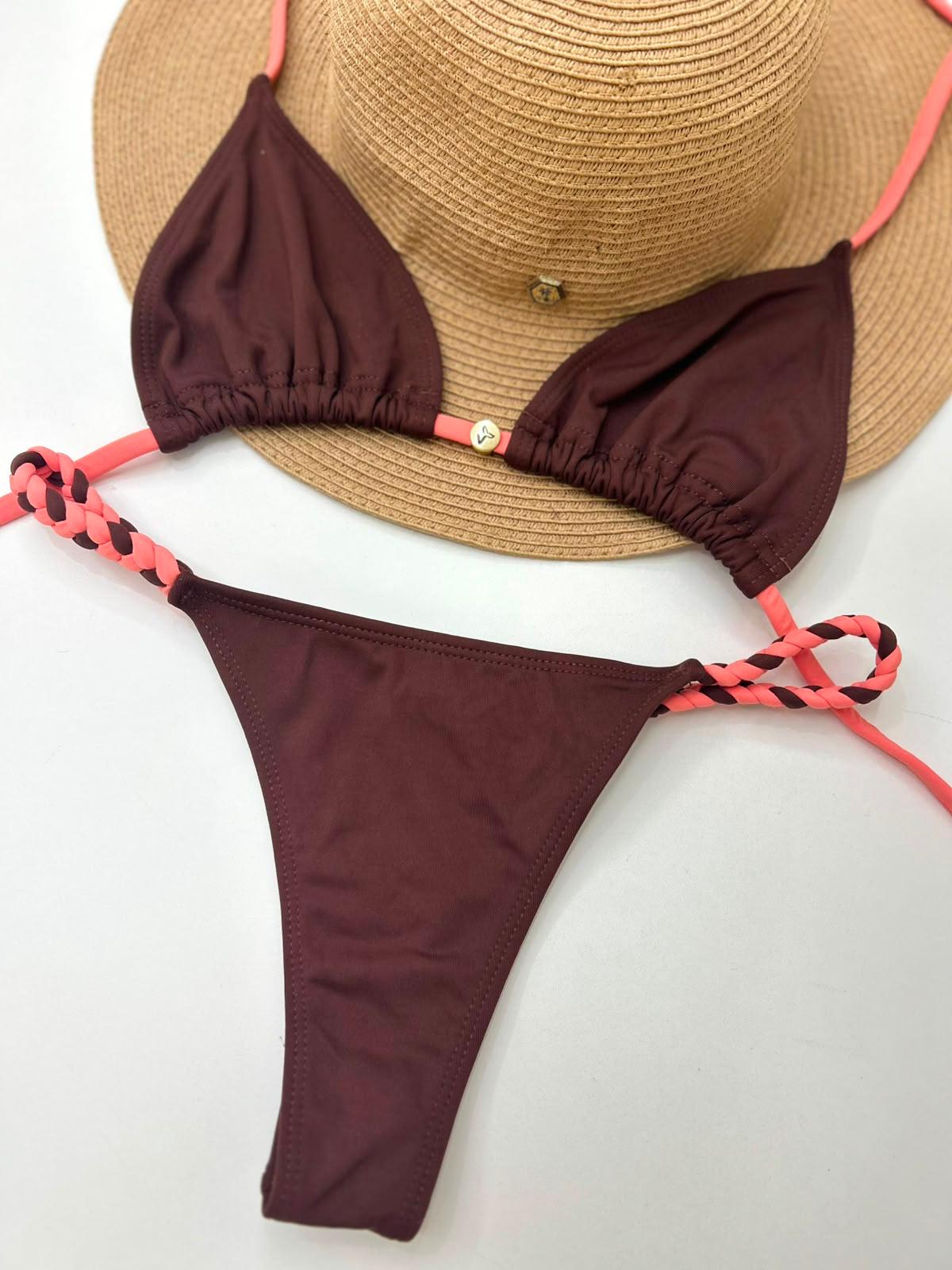 Brown and Peach Set
