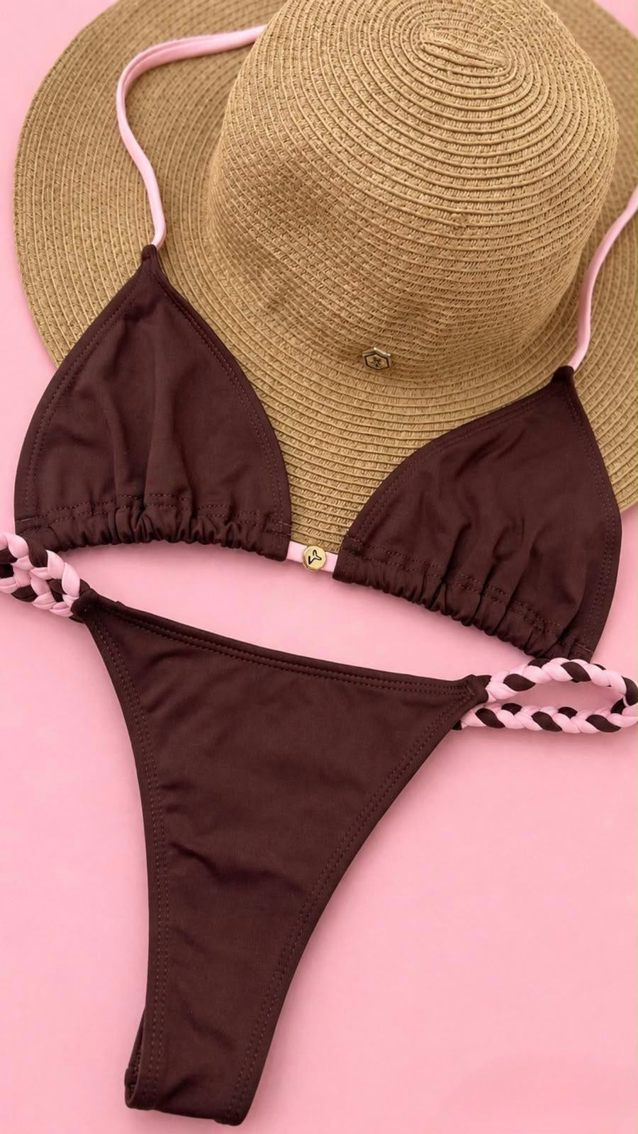 Brown and Pink Set
